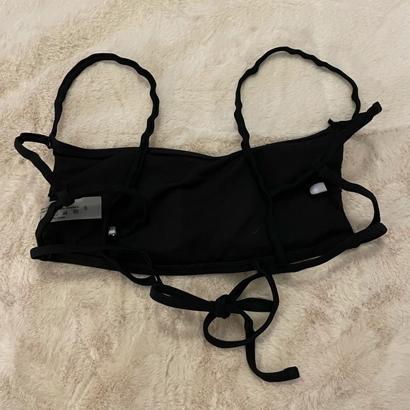 Black Swim Top - Picture 2 of 4